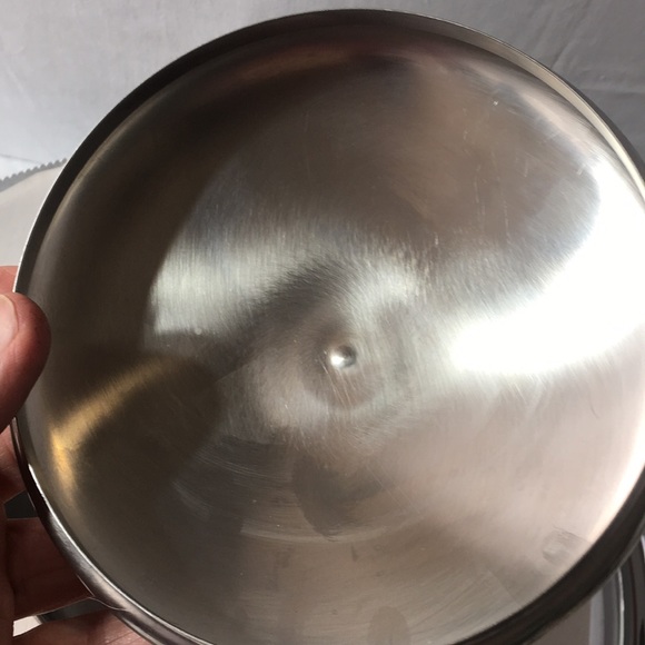 Vintage Revere Ware copper bottom stainless 1 quart saucepan with lid - Picture 5 of 8